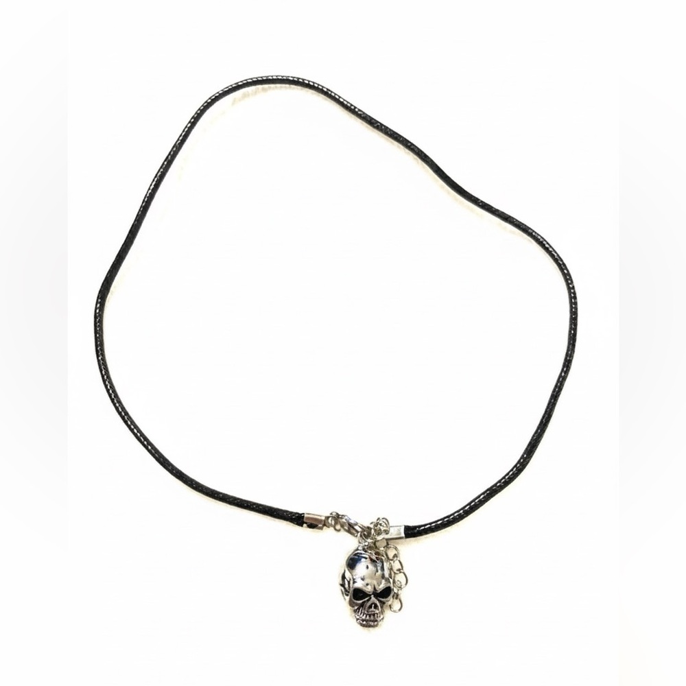 Spooky Skull Charm Halloween Statement Necklace